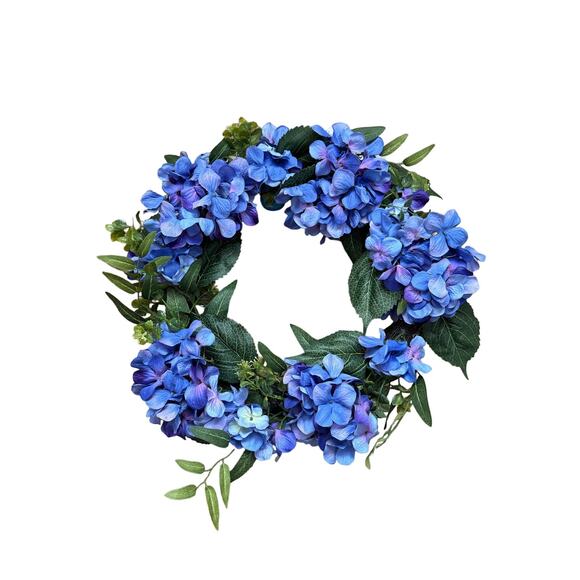 ASHLAND NWT Hydrangea Door Wreath - Picture 1 of 4